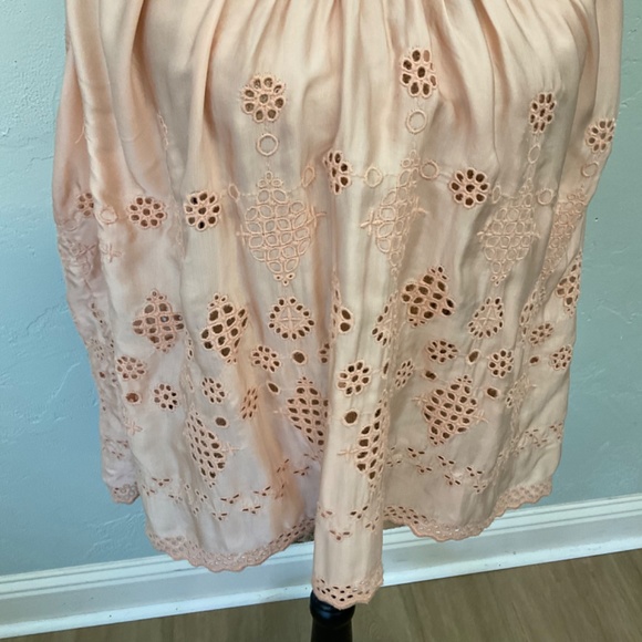 NWT Anthropologie Sadie Swing Top eyelet scoop neck layer tank camisole size 10 - Picture 7 of 16